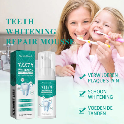 White Foam Toothpaste