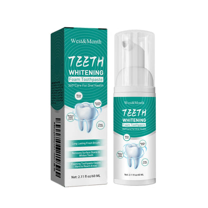 White Foam Toothpaste