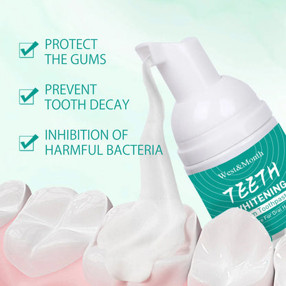 White Foam Toothpaste