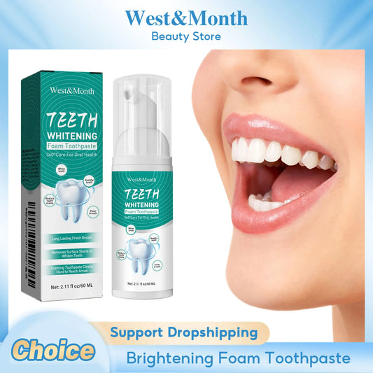 White Foam Toothpaste