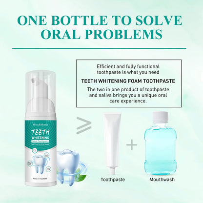 White Foam Toothpaste